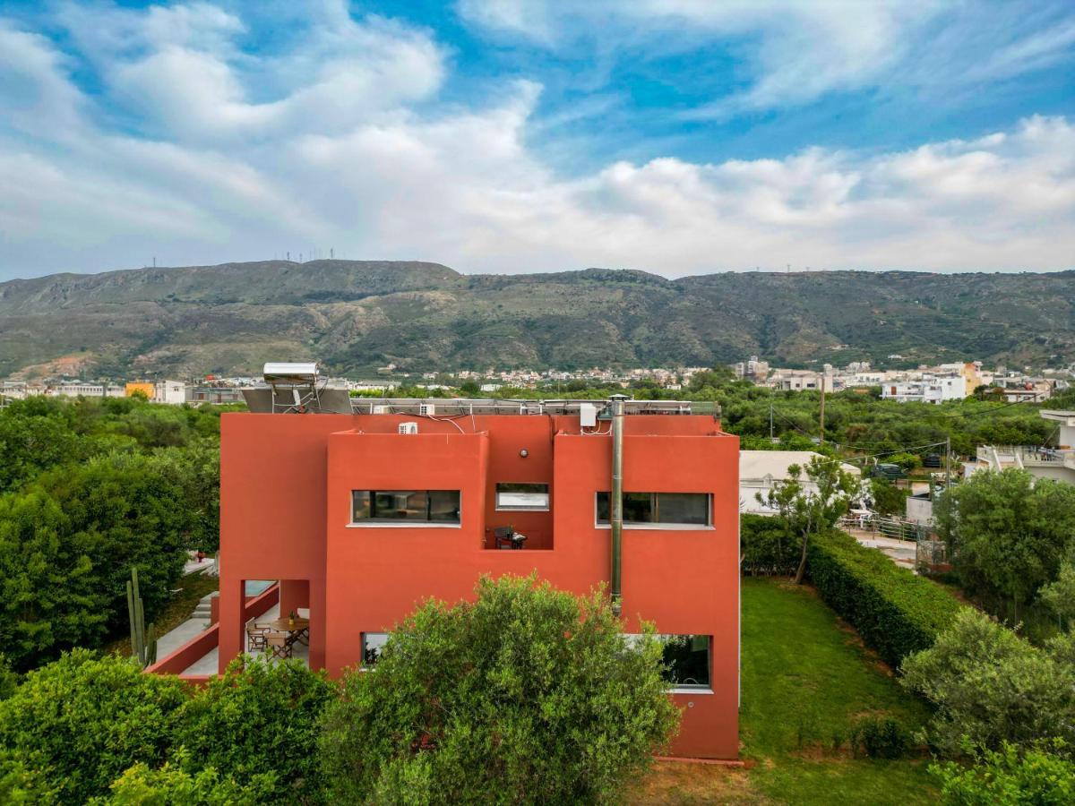 Red Castle Villa Soúda Ngoại thất bức ảnh