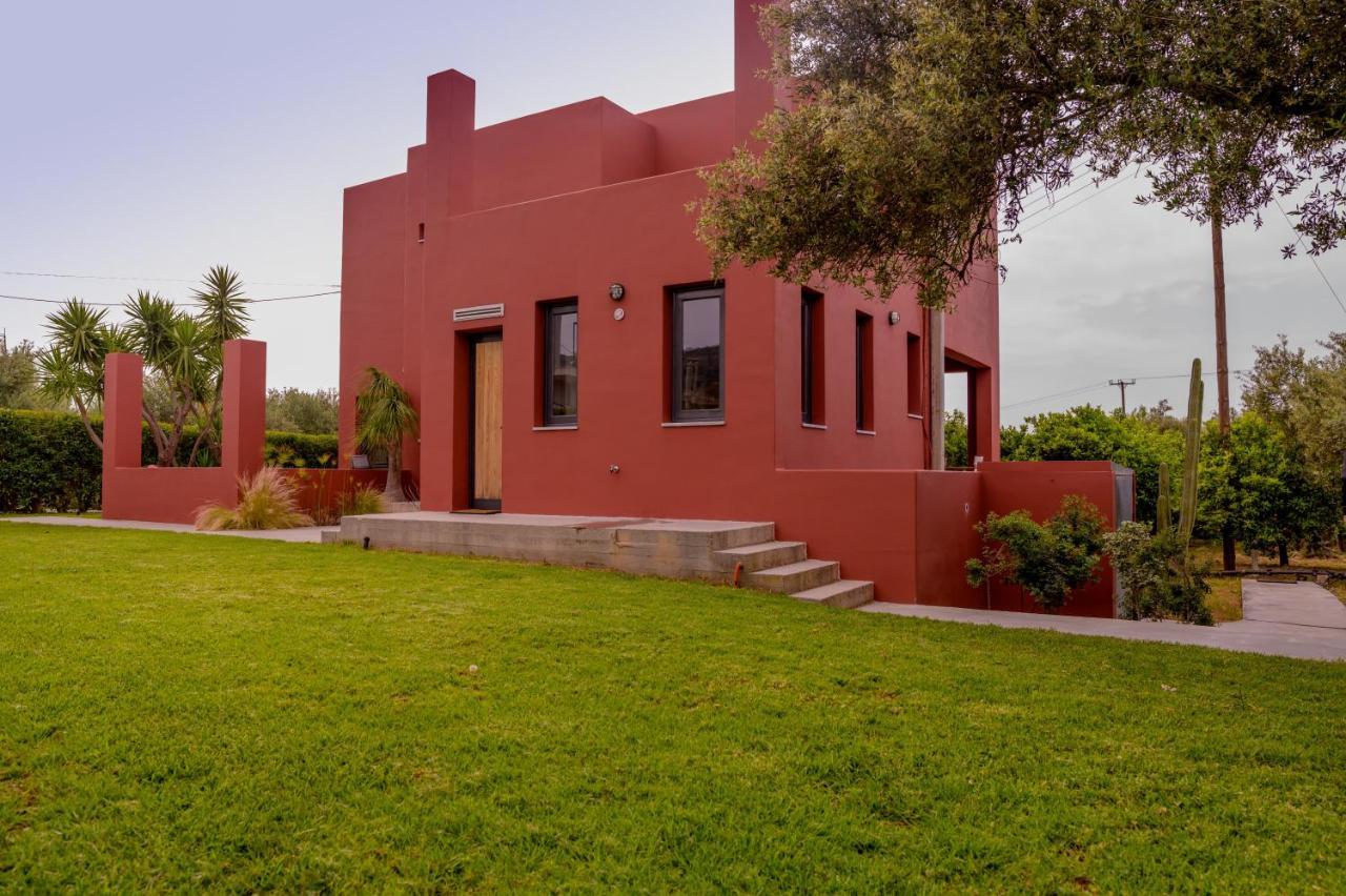 Red Castle Villa Soúda Ngoại thất bức ảnh