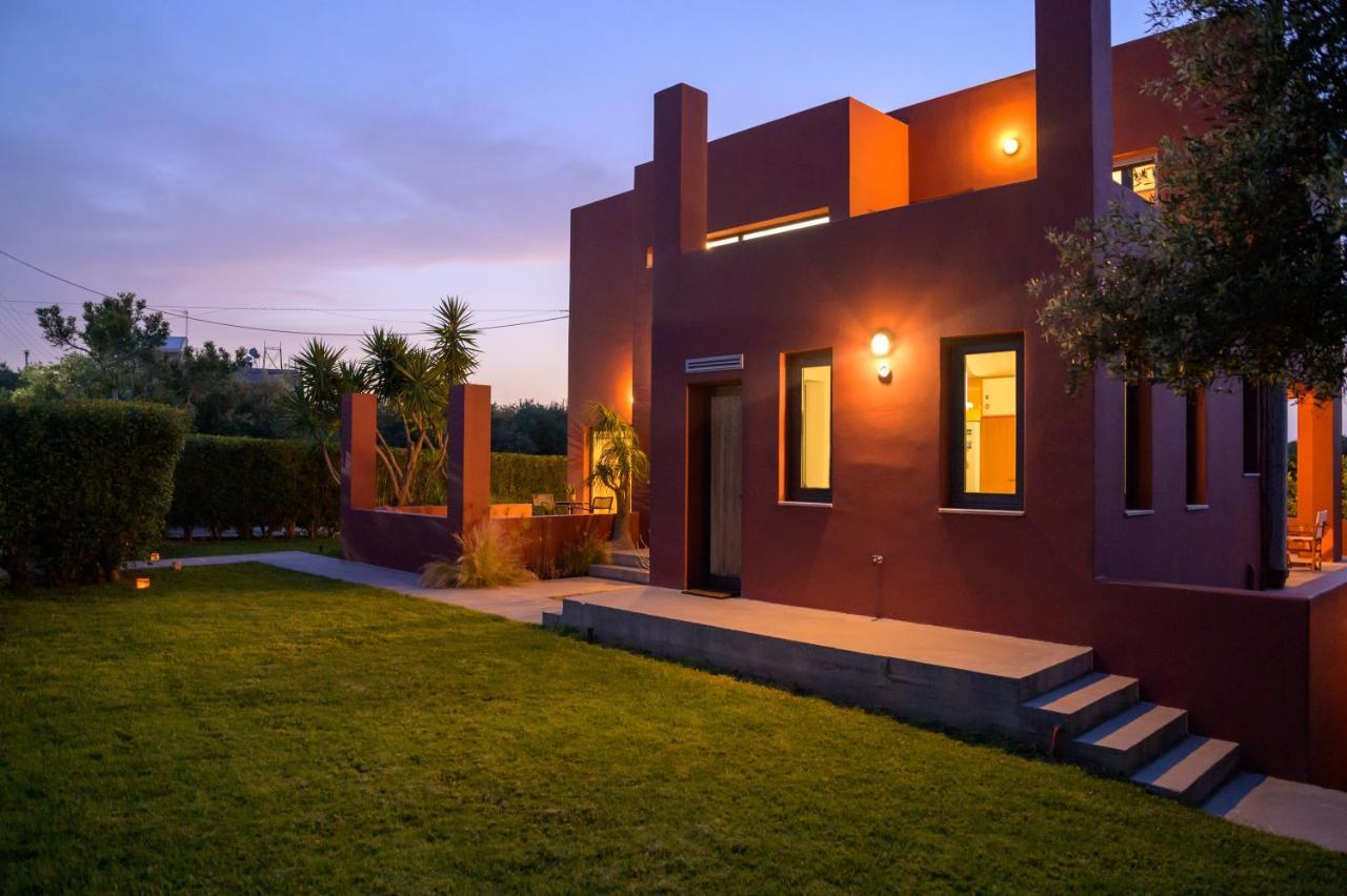 Red Castle Villa Soúda Ngoại thất bức ảnh