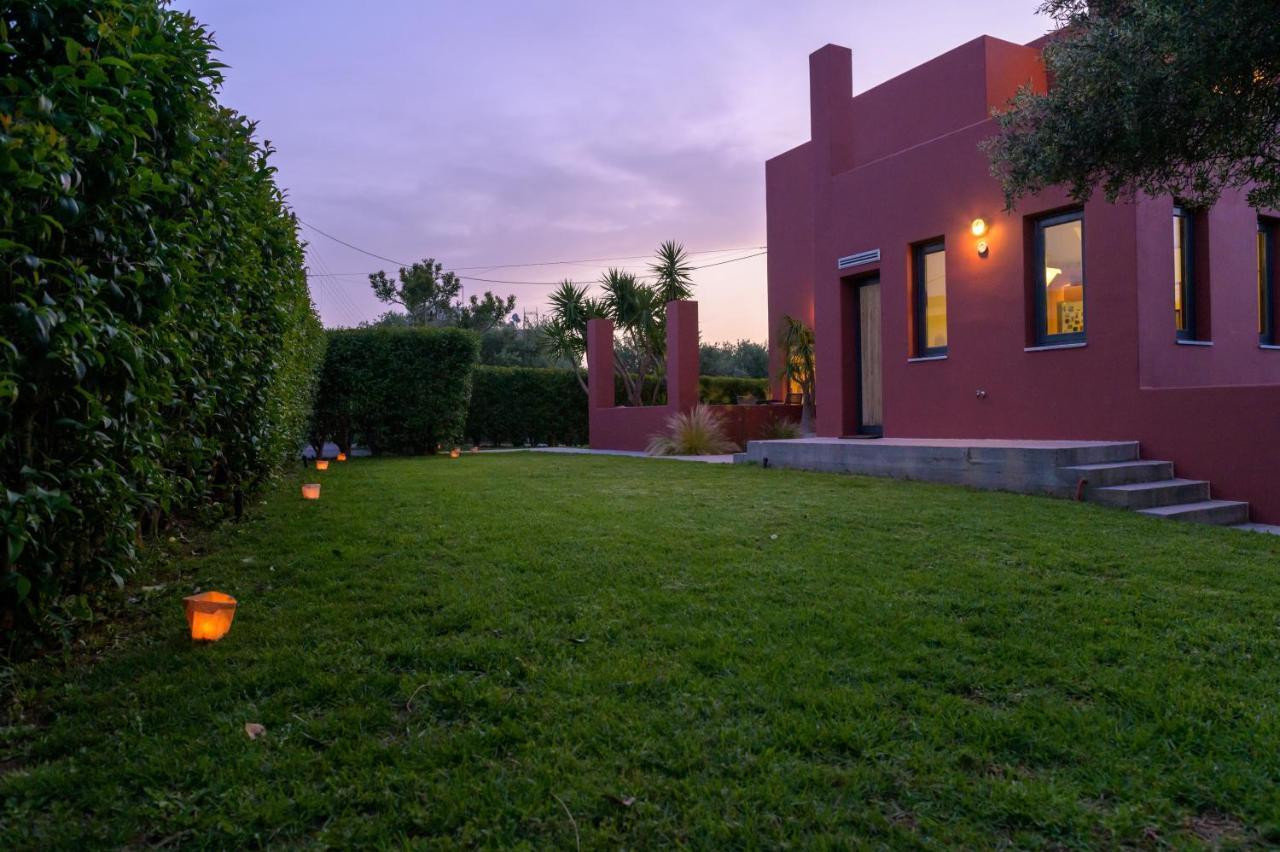 Red Castle Villa Soúda Ngoại thất bức ảnh